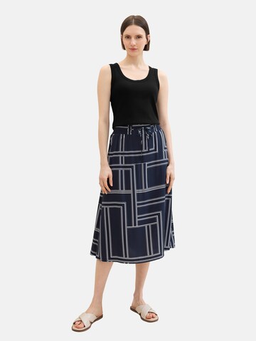 TOM TAILOR Skirt in Blue