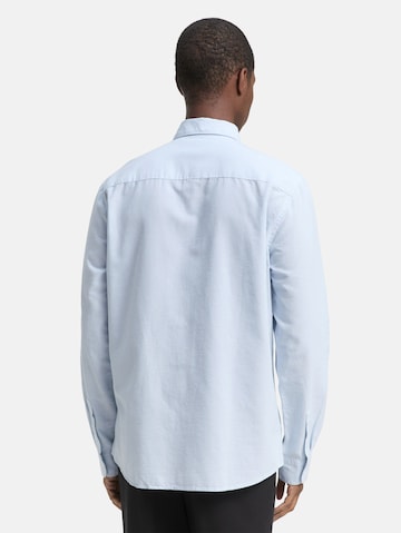 Coupe regular Chemise TOM TAILOR DENIM en bleu