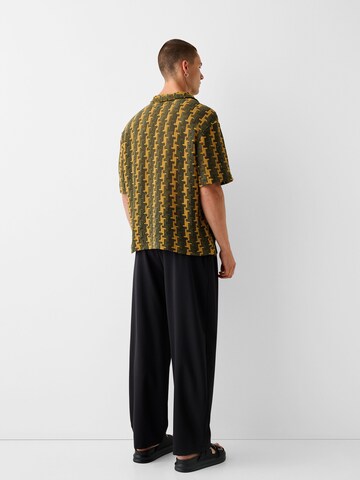 BershkaComfort Fit Košulja - bež boja