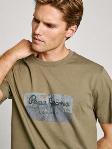 T-Shirt 'Dalter' Pepe Jeans en vert