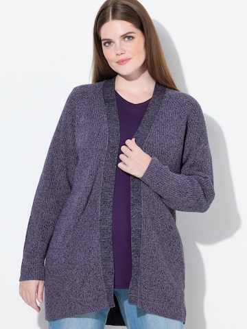 Ulla Popken Вязаная кофта в Синий: спереди