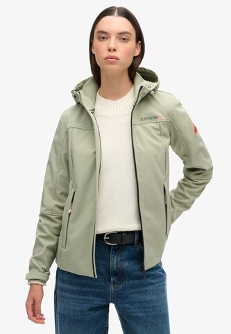 Superdry Funkční bunda 'CLASSIC' – zelená: přední strana