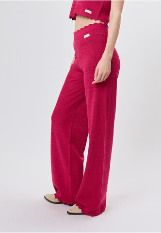 OH APRIL Flared Broek 'Aurea' in Rood