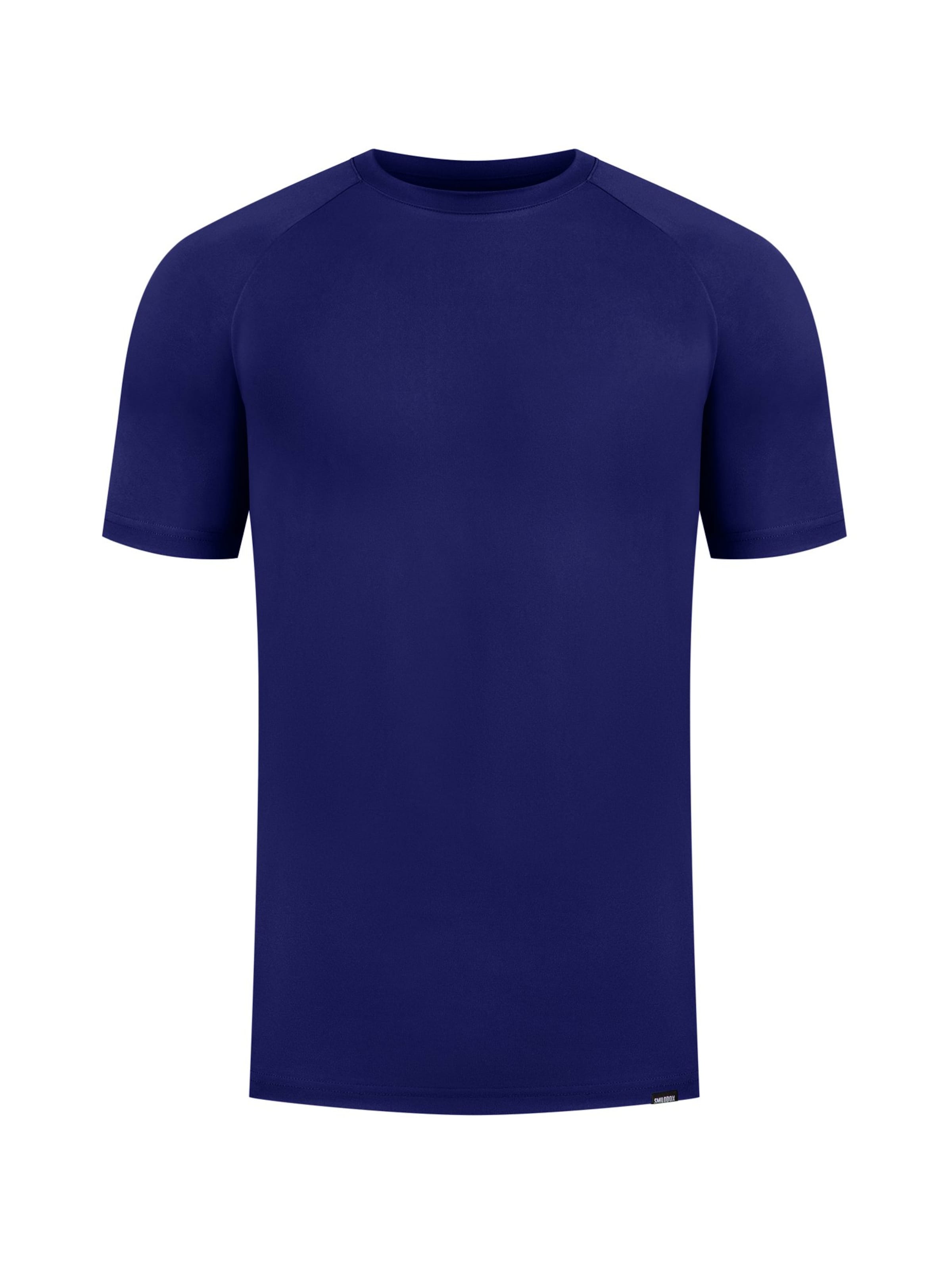 T-Shirt 'Delian' Smilodox en bleu : devant