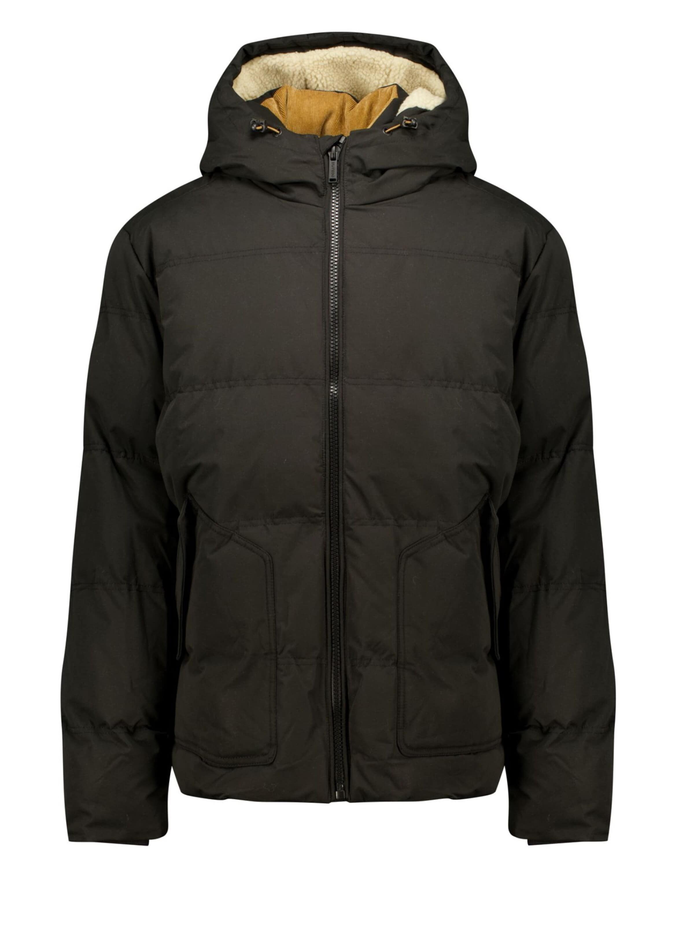Manteau Deeluxe en noir : devant