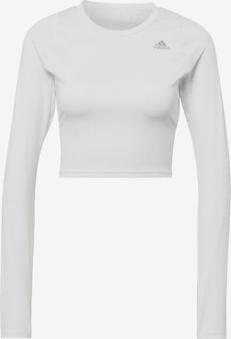 ADIDAS PERFORMANCE Performance Shirt 'RAIN FAST FLOWER' in White: front
