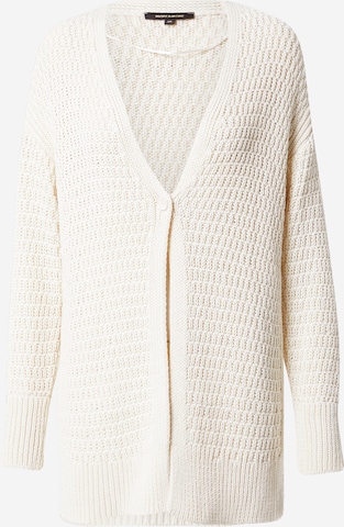 MORE & MORE Knit Cardigan in Beige: front