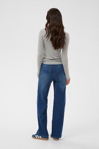 Kaffe Wide leg Jeans 'Andrea' in Blauw