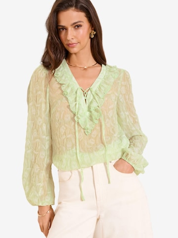 Camicia da donna di Lipsy in verde: frontale