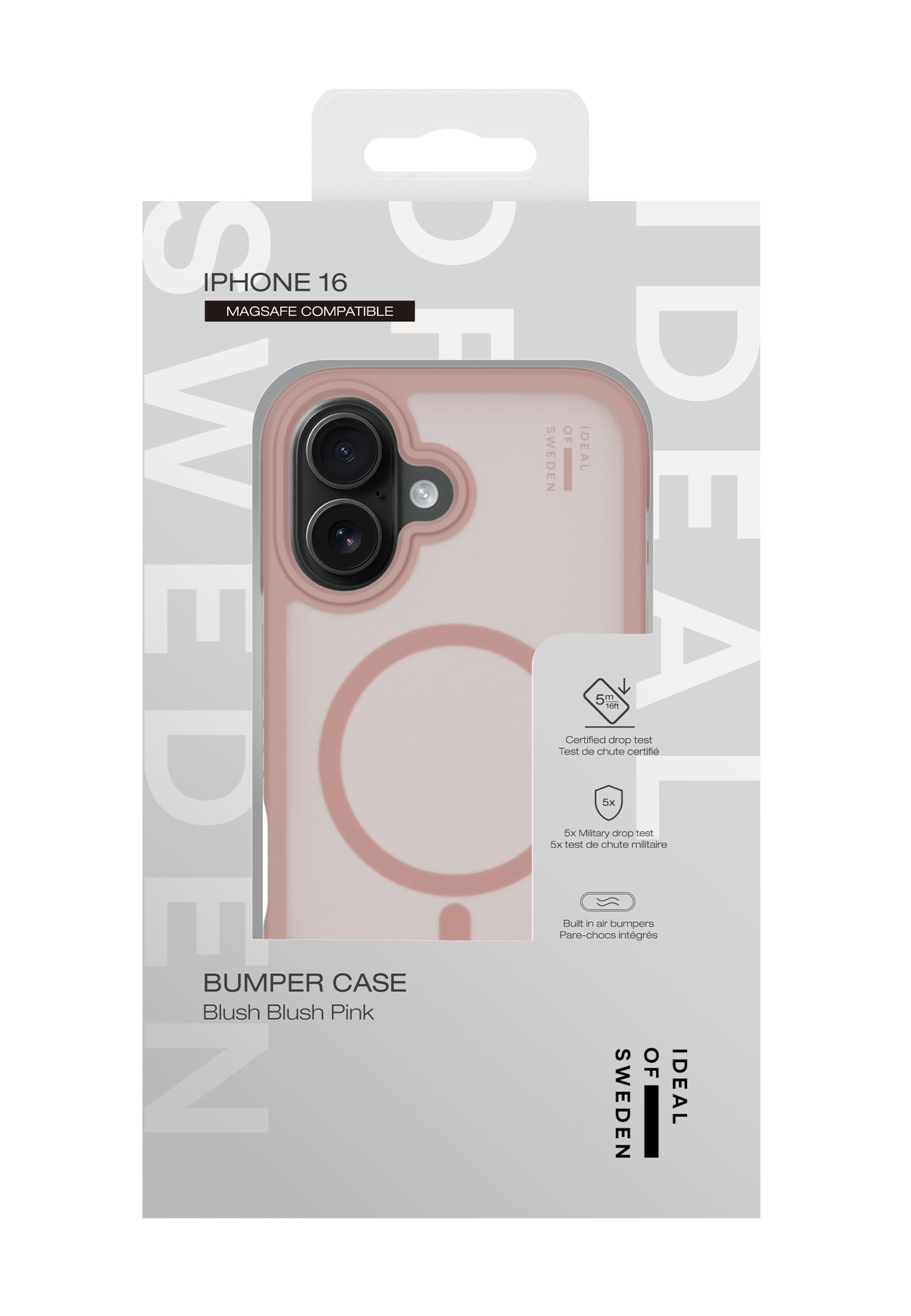 iDeal of Sweden - Funda para smartphone 'iPhone 16' en rosa
