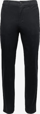 Regular Pantalon chino Marks & Spencer en noir : devant