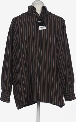 Via Cortesa Button Up Shirt in XL in Brown: front