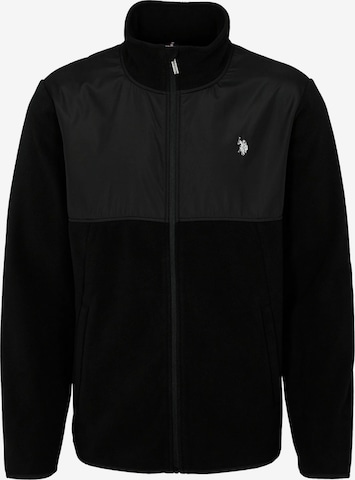 U.S. POLO ASSN. Átmeneti dzseki 'UMBent' - fekete: elől