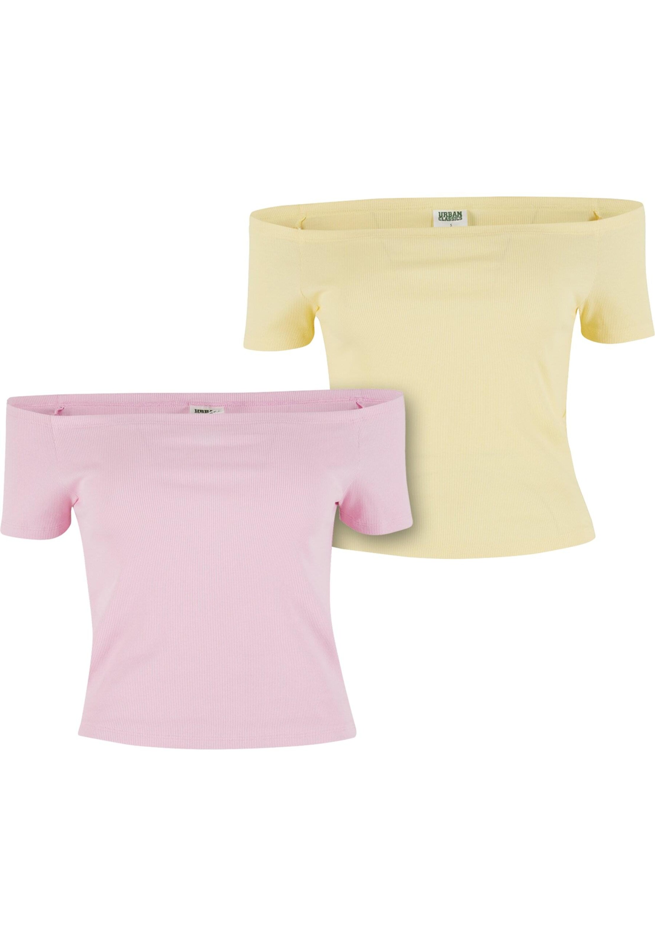 Urban Classics Tričko - Žltá: predná strana