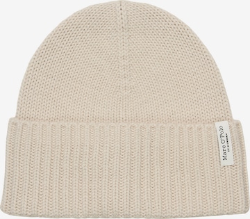 Marc O'Polo Beanie in Beige: front