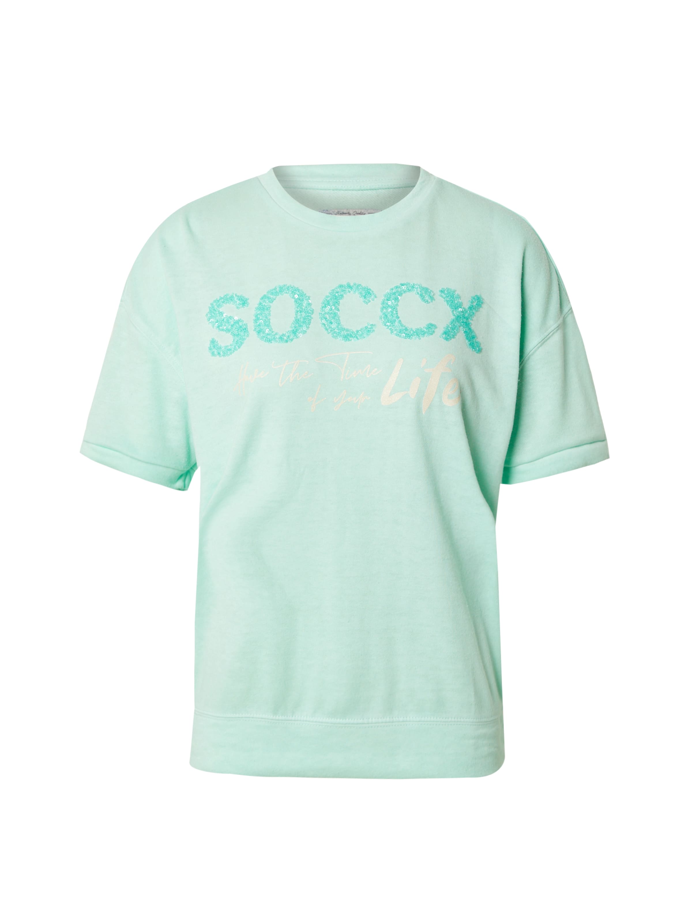 Sweat-shirt Soccx en vert : devant