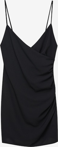 Rochie de cocktail de la Pull&Bear pe negru: față