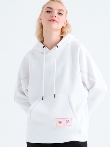 Rockupy Sweatshirt 'Hadassa'‌‌ in Weiß: Vorderseite