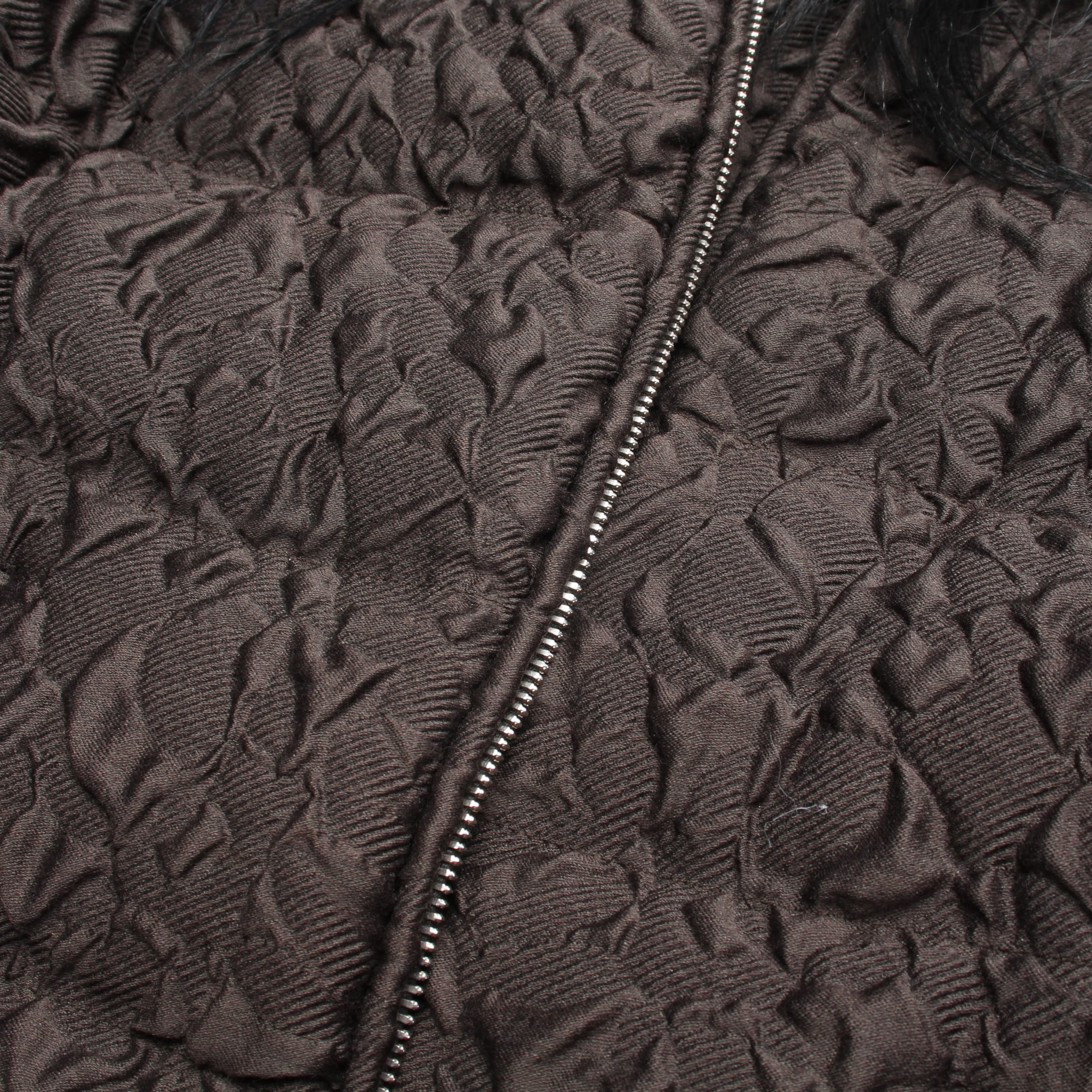 PRADA Jacket & Coat in M in Grey