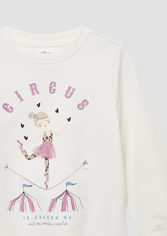 s.Oliver Sweatshirt in Beige