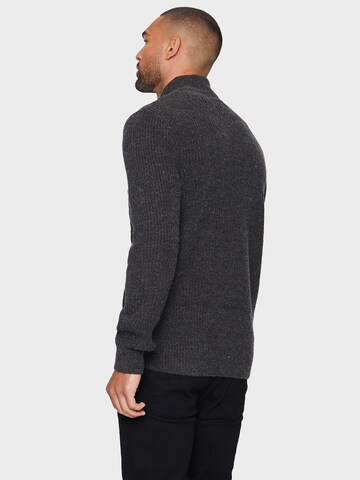 Threadbare Knit cardigan 'Kade' in Grey