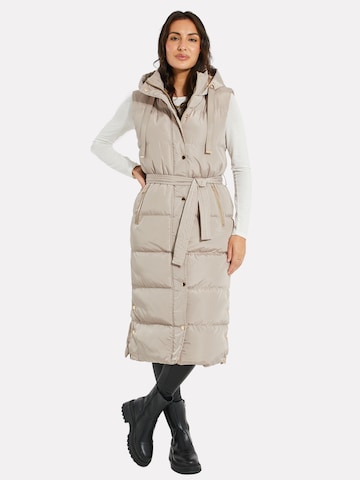 Gilet 'Robbie' di Threadbare in grigio: frontale