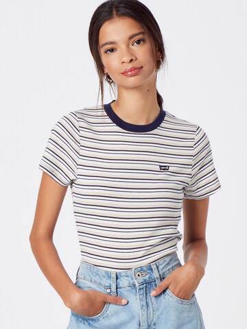 LEVI'S ® Shirt 'SS Rib Baby Tee' in Beige: predná strana