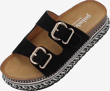 Palado by Sila Sahin Mules 'Veast' in Black: front