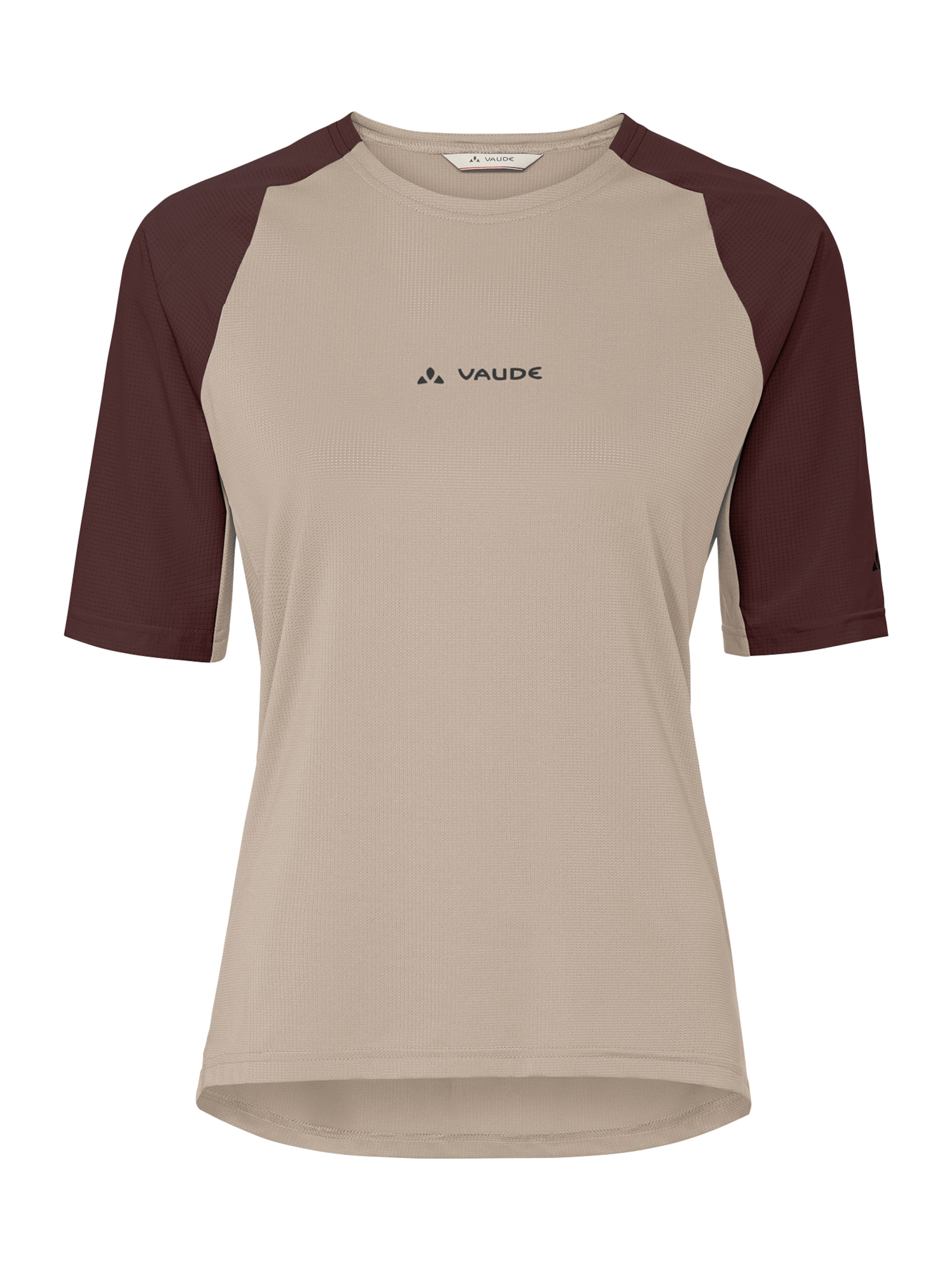 VAUDE Functioneel shirt 'Kuro II' in Beige: voorkant