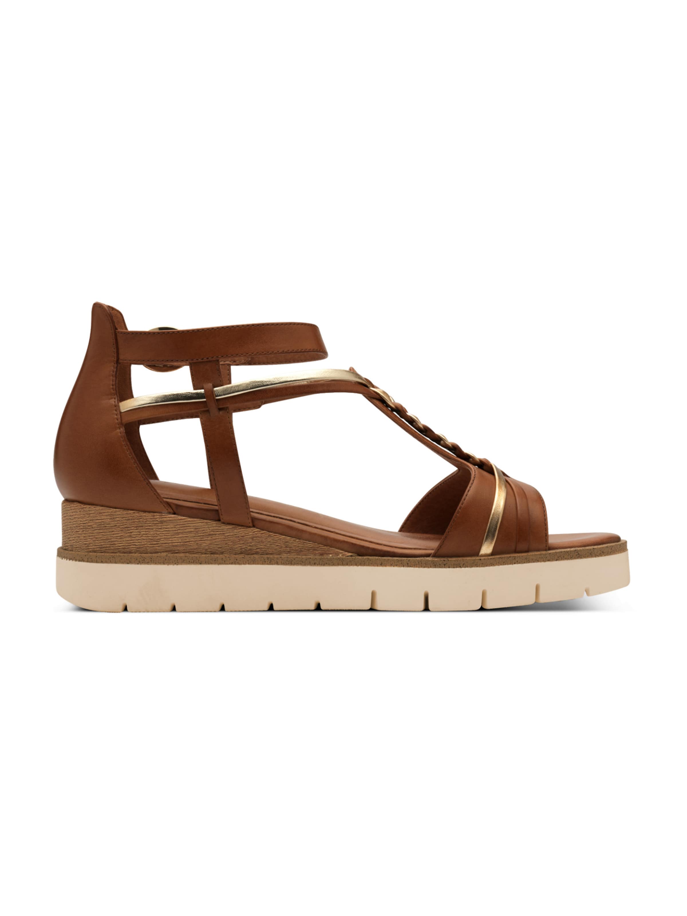 Tamaris Sandalen met riem in Bruin