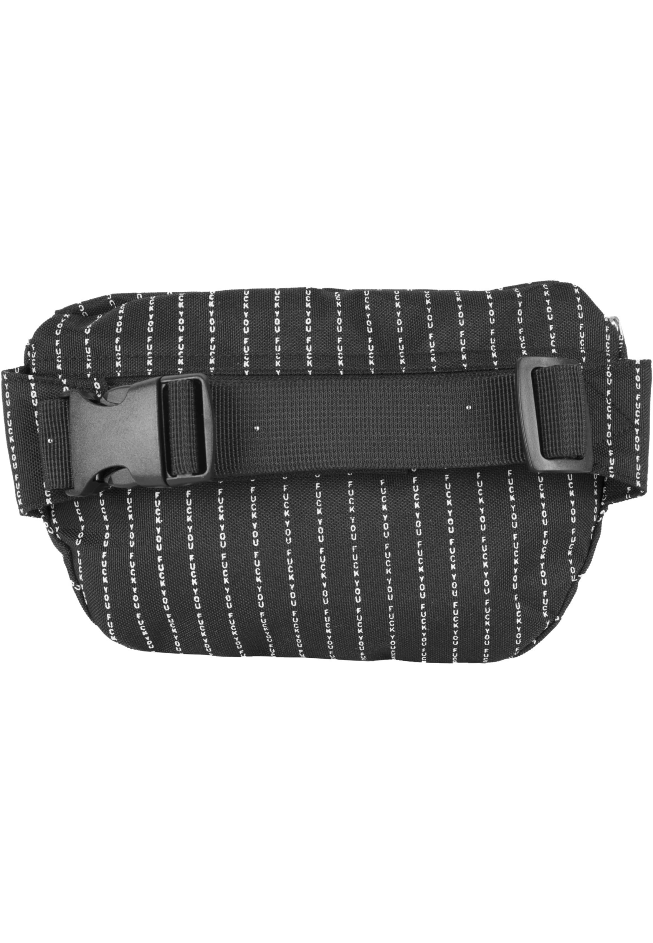 Mister Tee Поясная сумка 'F*ck you' в Черный