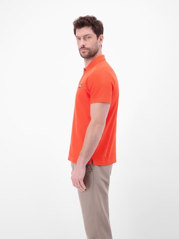 LERROS Poloshirt mit Waffelstruktur aus 100 % Baumwolle in Rot