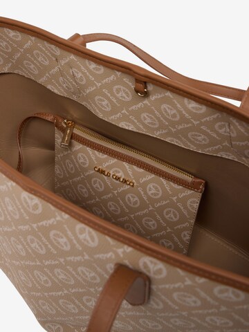 Carlo Colucci Shopper 'Desserra' in Beige