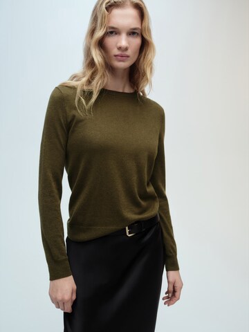 MANGO Pullover 'LUCCA' i grøn: forside