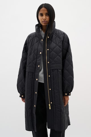 InWear Mantel  'KarmelI' in Schwarz: Vorderseite