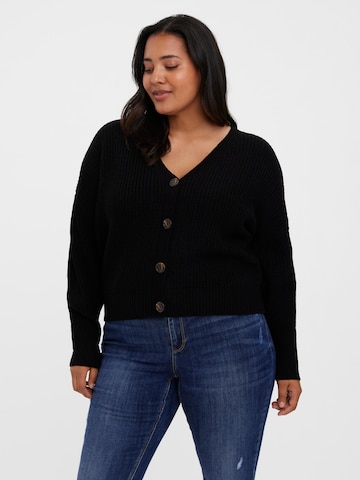 Cardigan 'Lea' Vero Moda Curve en noir : devant