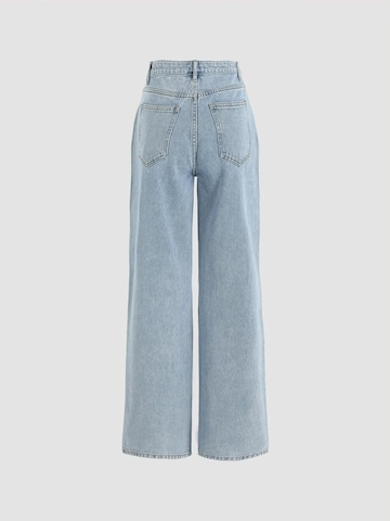 Hiccup Wide Leg Jeans in Blau