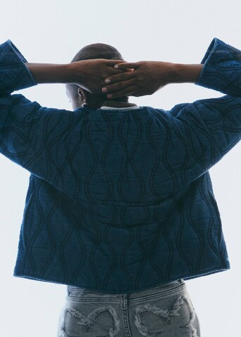 MANGO TEEN Between-Season Jacket 'Brooklyn' in Blue