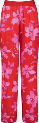 SAMOON Loosefit Kalhoty – červená: přední strana