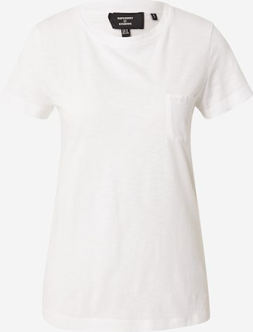 Superdry T-shirt i vit: framsida