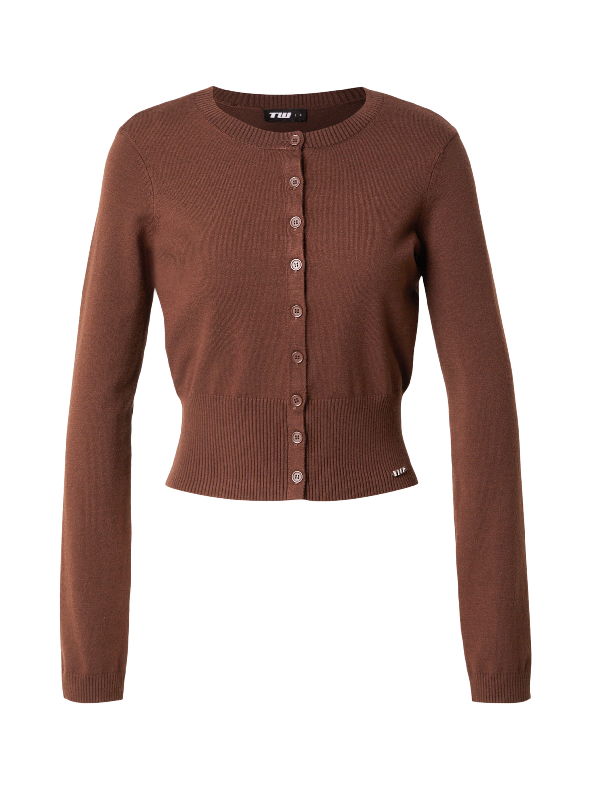 Tally Weijl Pletena jopa | rjava barva: sprednja stran