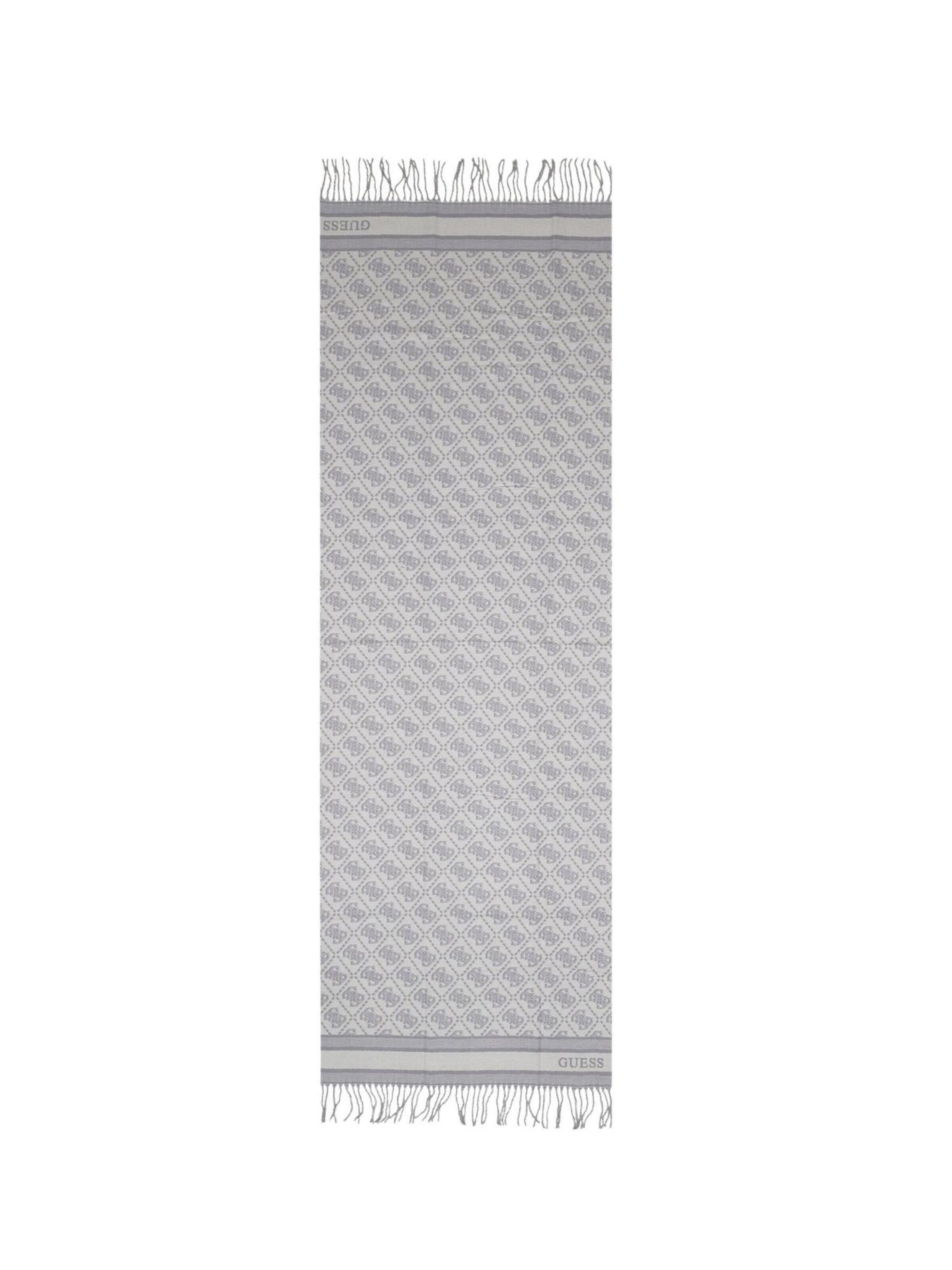 Sciarpa '65 X 190 CM JACQUARD AW5665 POL03' di GUESS in grigio: frontale
