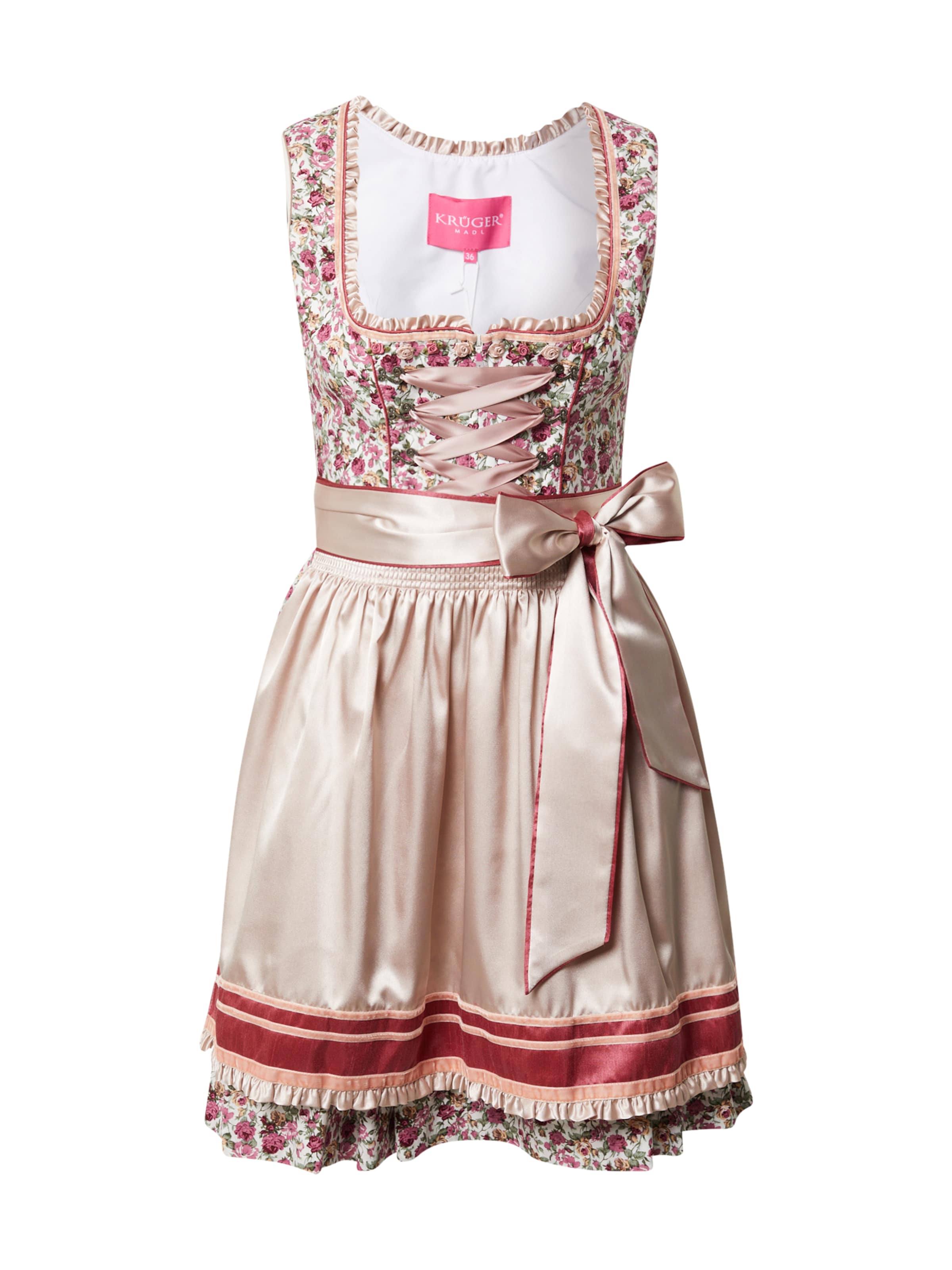 Krüger - Vestido tiroleses en rosa: frente