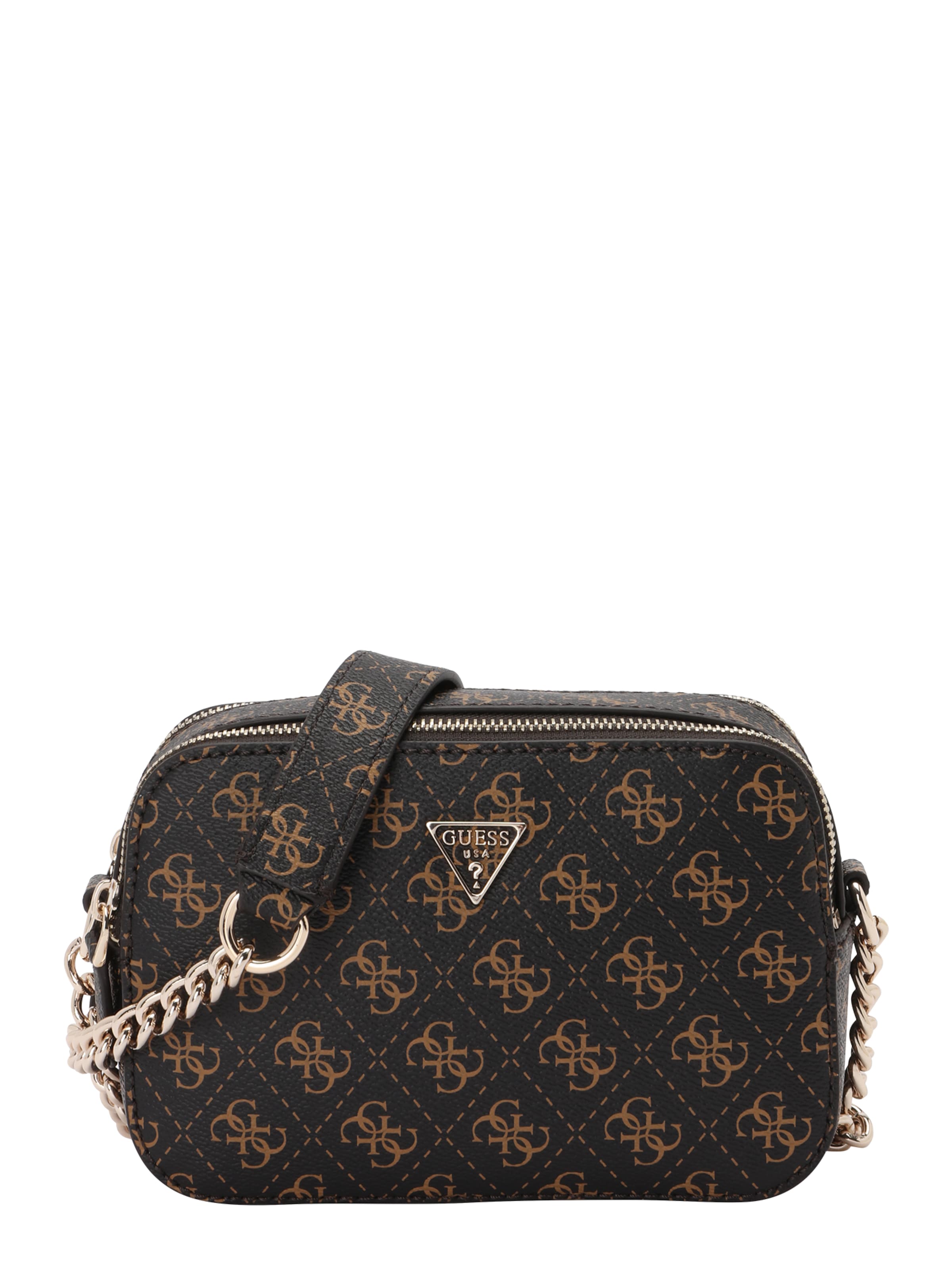 GUESS Сумка через плечо 'NOELLE II CROSSBODY CAMERA' в Коричневый: спереди