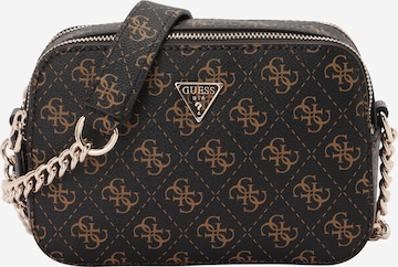 GUESS Taška přes rameno 'NOELLE II CROSSBODY CAMERA' – hnědá: přední strana