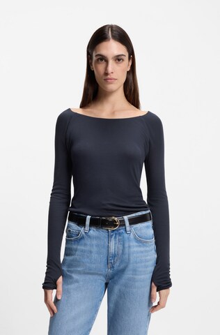BOSS Sweater ' Edupla1 ' in Blau: Vorderseite