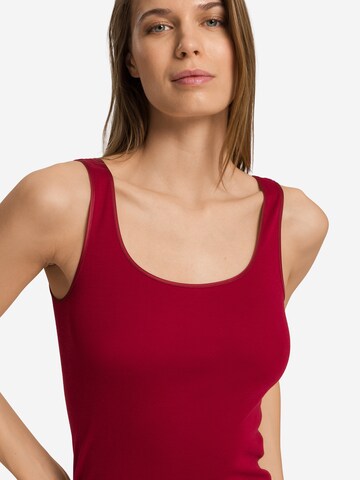 Haut ' Cotton Seamless ' Hanro en rouge