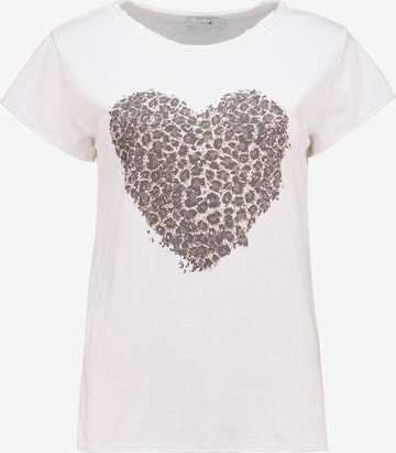 Hailys - Camiseta 'Sv44enja' en blanco: frente