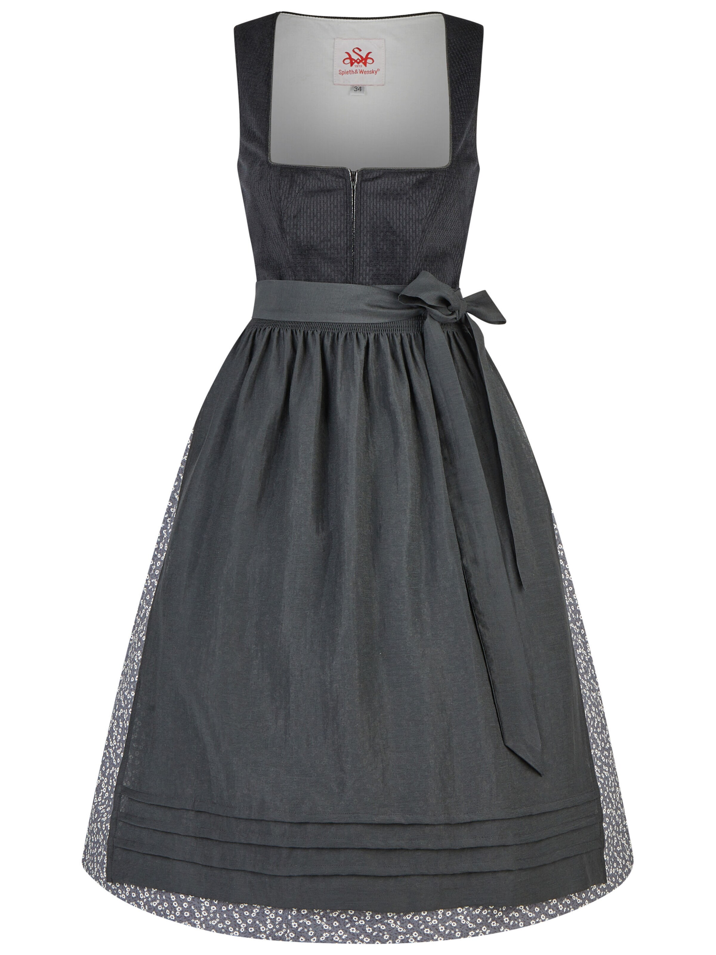 Dirndl 'Katta' SPIETH & WENSKY en noir : devant