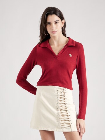 Abercrombie & Fitch Shirt in Rood: voorkant